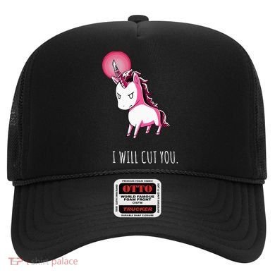 I Will Cut You Stabby Unicorn Funny Hat