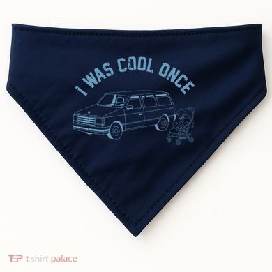I Was Cool Once Retro Vintage Car Van USA-Made Doggie Bandana