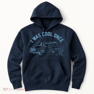 I Was Cool Once Retro Vintage Car Van Hoodie