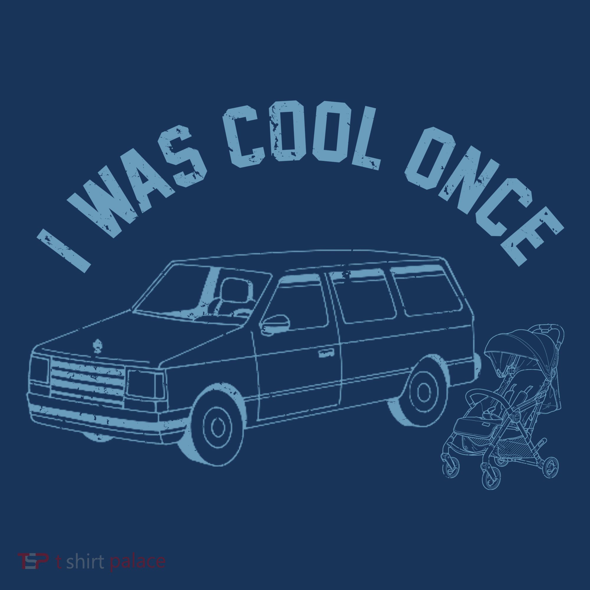 I Was Cool Once Retro Vintage Car Van T-Shirt