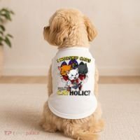 I Worship Cats Does That Make Me Catholic Funny Cat Lovers Doggie Tank thumb 2