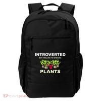 Introverted Willing Discuss Plants Lover Gardening Gardener Backpack thumb 0