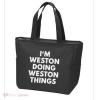 Im Weston Doing Weston Things First Name Tote Bag thumb 3