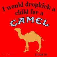 I Would Dropkick A Child For A Camel Cigarette Santa Hat thumb 1