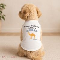 I Would Dropkick A Child For A Camel Cigarette Doggie Tank thumb 2