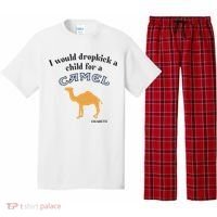 I Would Dropkick A Child For A Camel Cigarette Pajama Set thumb 0