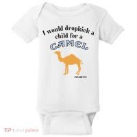 I Would Dropkick A Child For A Camel Cigarette Baby Bodysuit thumb 0