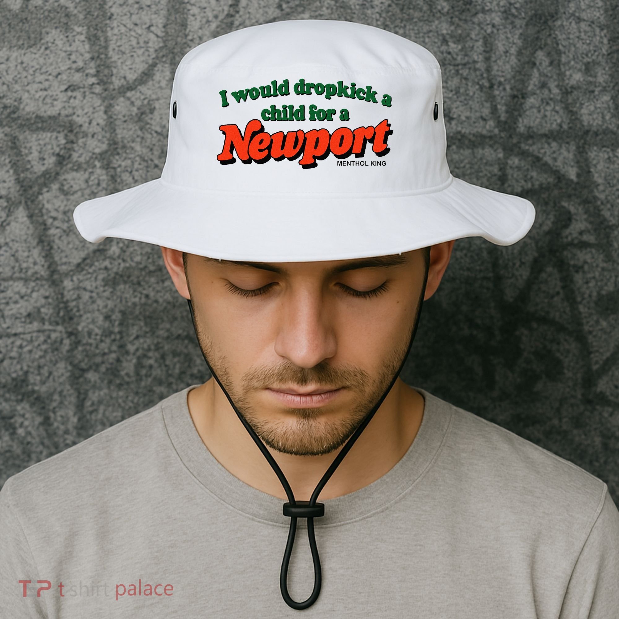 I Would Dropkick A Child For A Newport Menthol King Bucket Hat