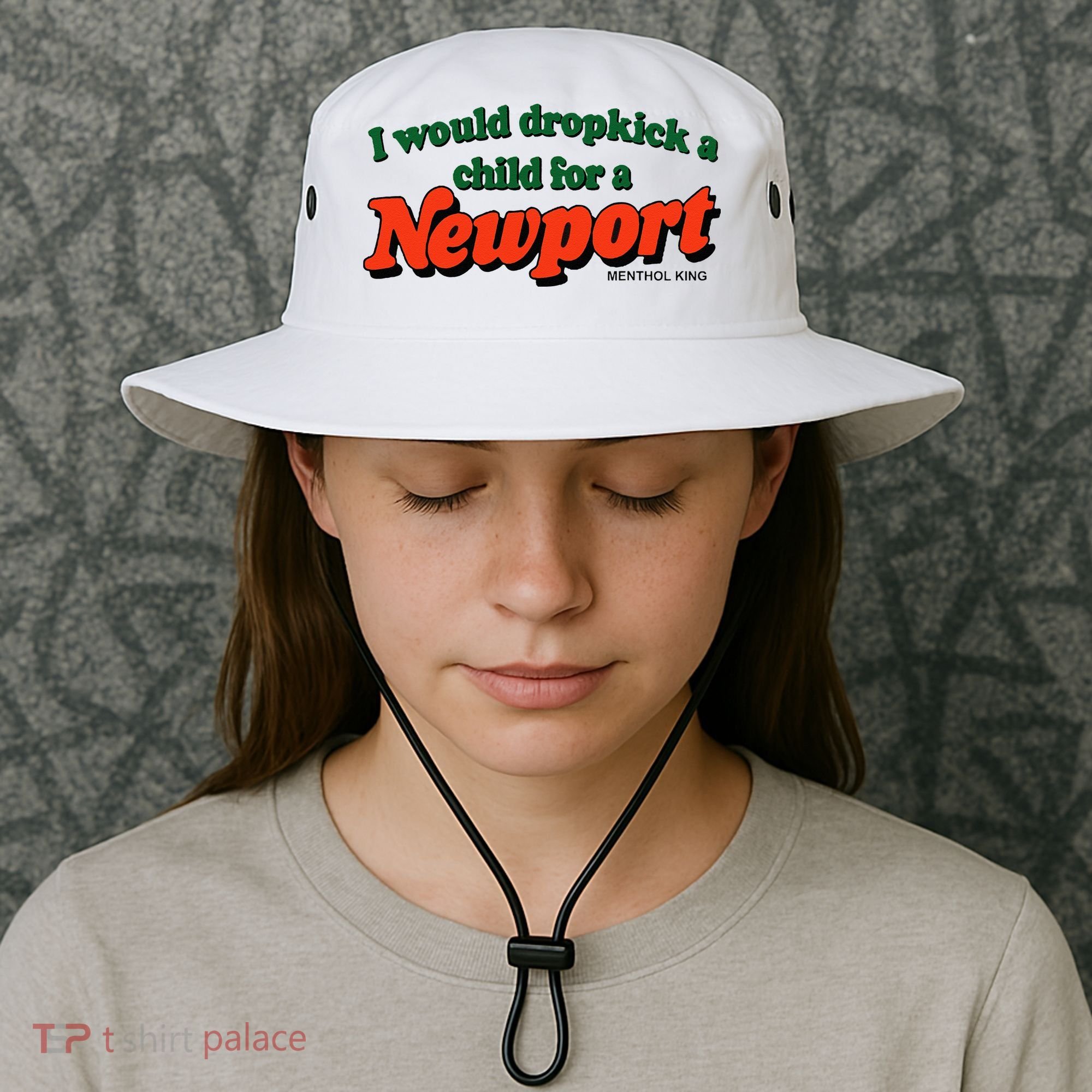I Would Dropkick A Child For A Newport Menthol King Bucket Hat