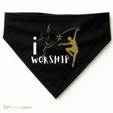 I worship dance ministry USA-Made Doggie Bandana