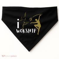 I worship dance ministry USA-Made Doggie Bandana thumb 0