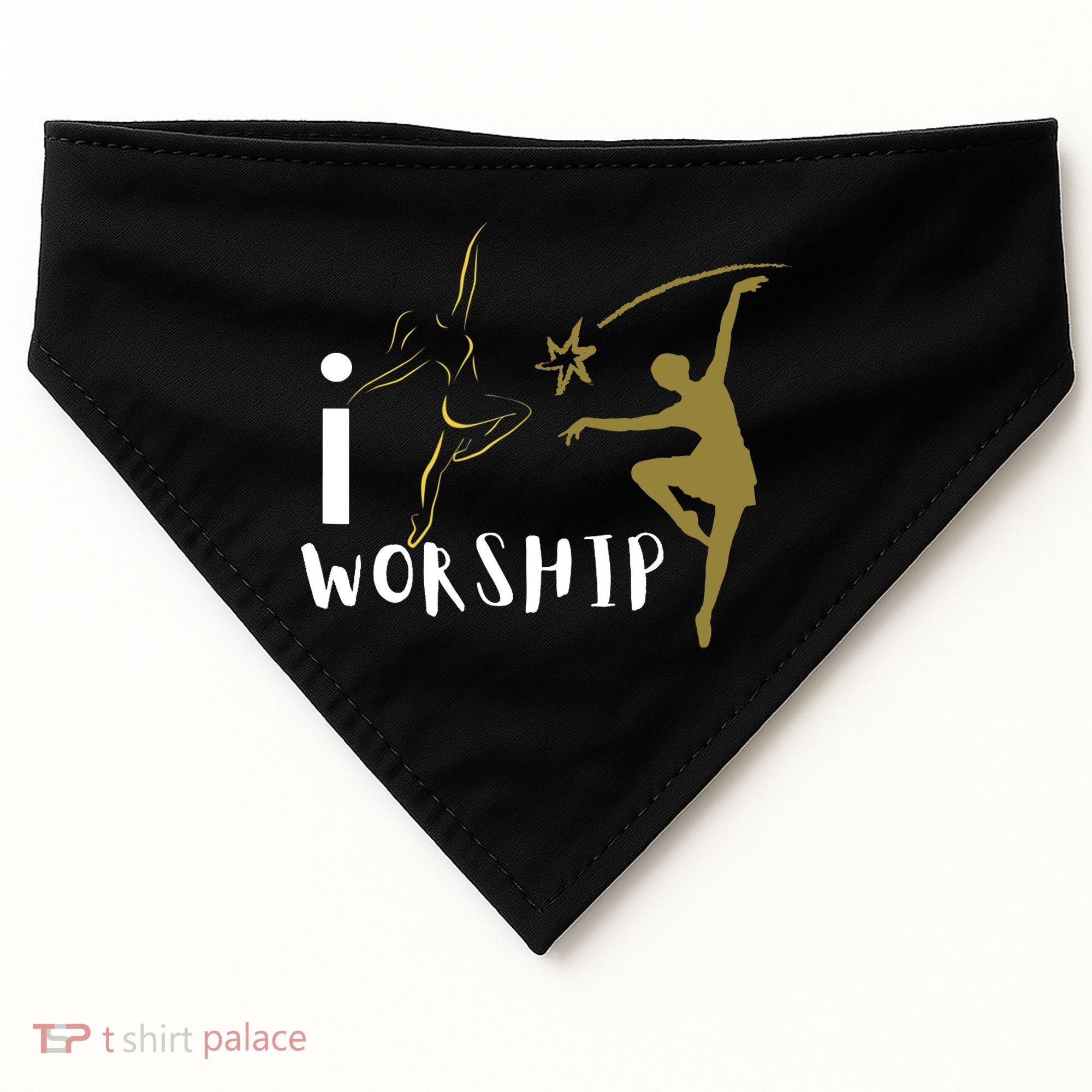 I worship dance ministry USA-Made Doggie Bandana