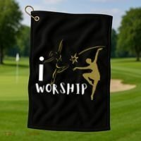 I worship dance ministry Golf Towel thumb 1