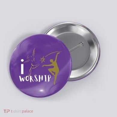 I worship dance ministry Button