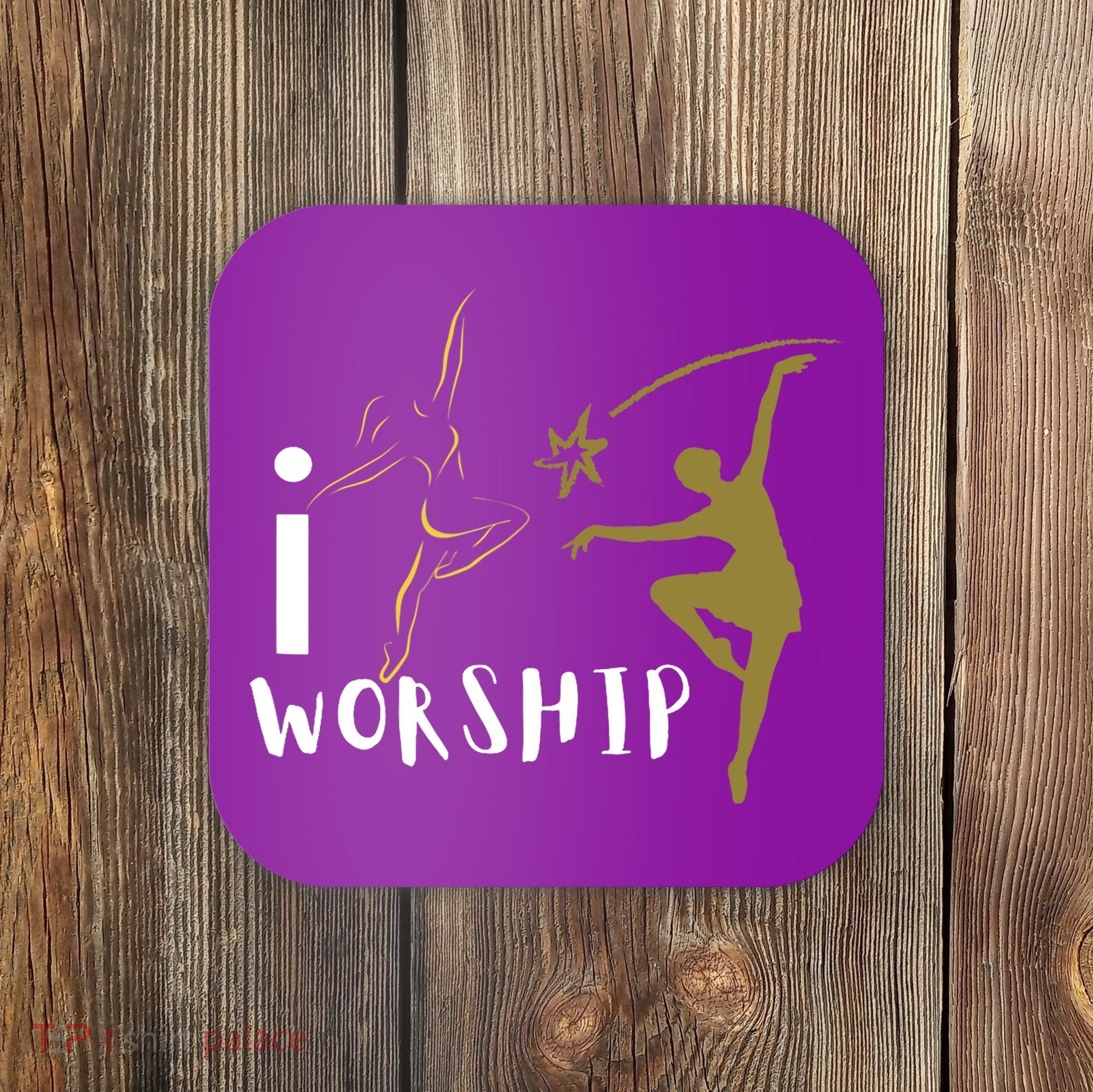 I worship dance ministry Coaster