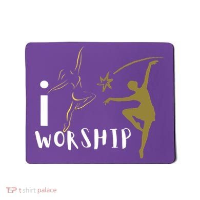 I worship dance ministry Mousepad