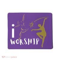 I worship dance ministry Mousepad thumb 0