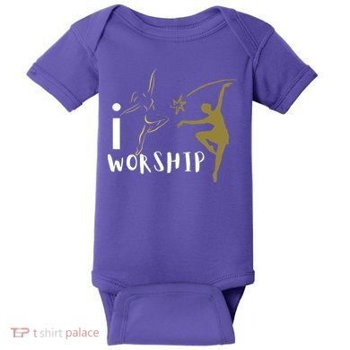 I worship dance ministry Baby Bodysuit