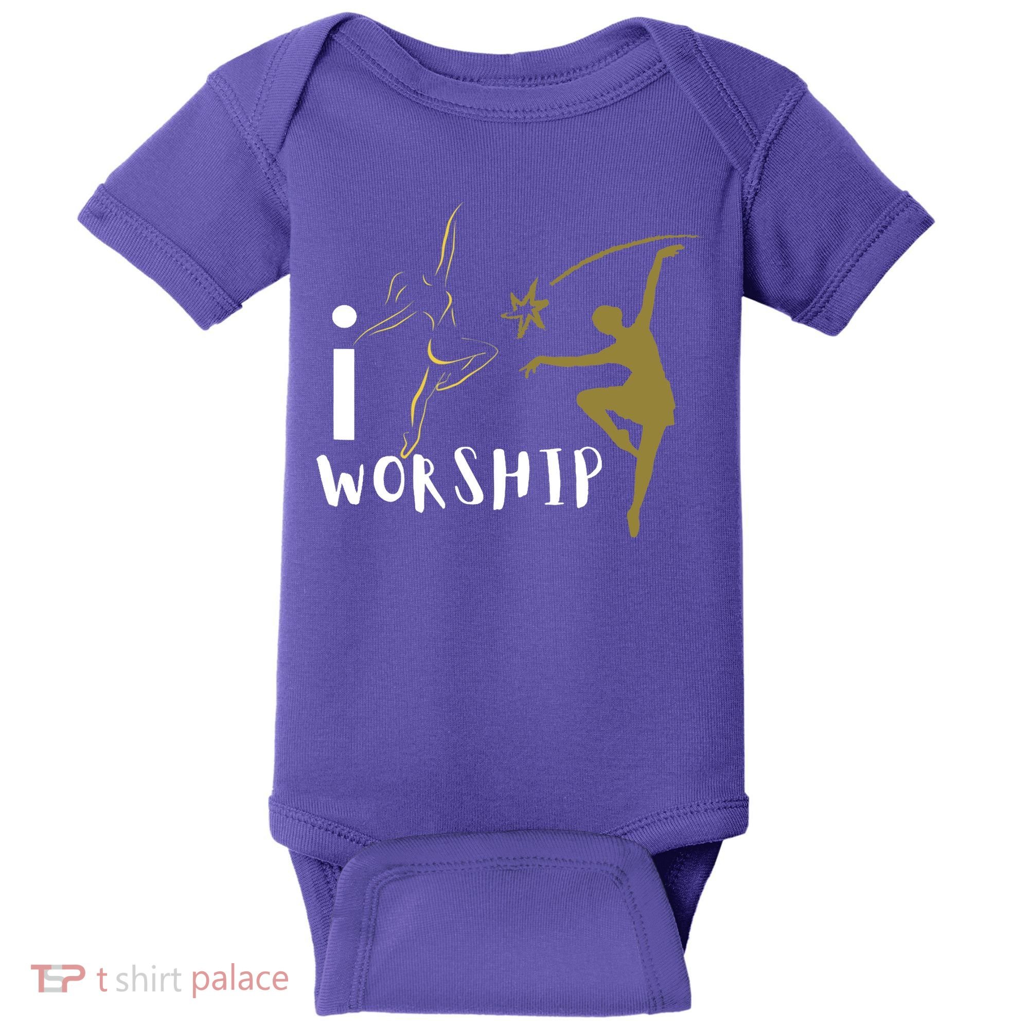 I worship dance ministry Baby Bodysuit
