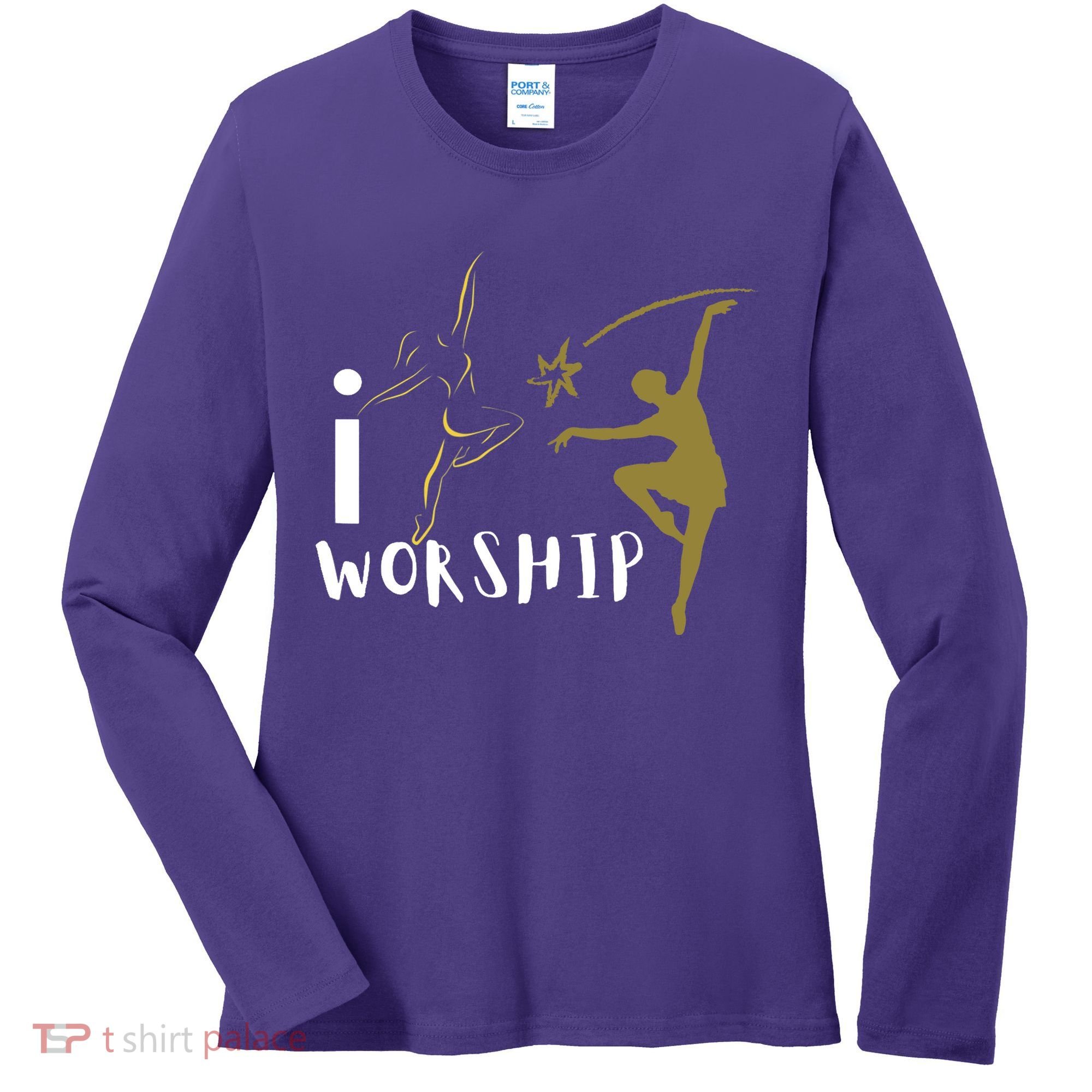 I worship dance ministry Women's Long Sleeve Shirt