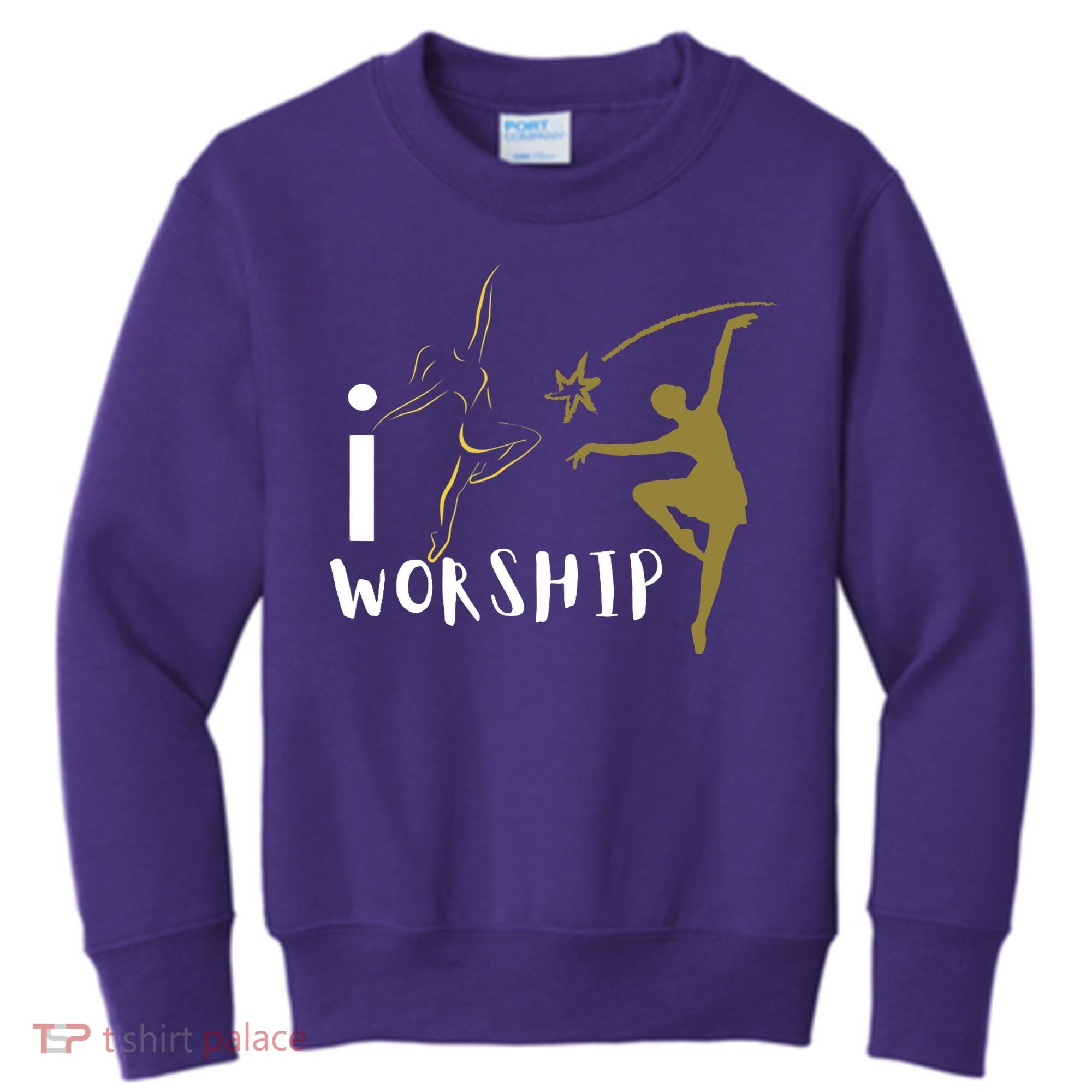 I worship dance ministry Kids Sweatshirt