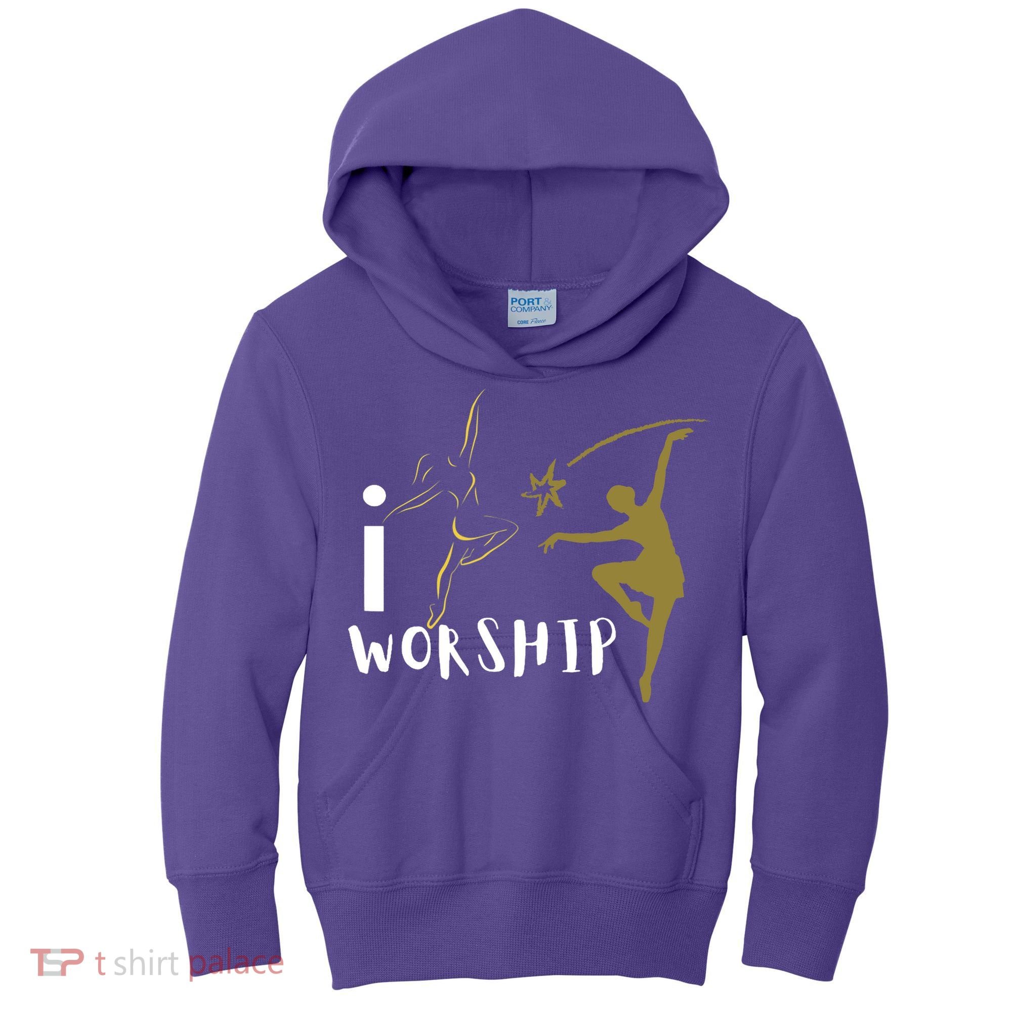 I worship dance ministry Kids Hoodie