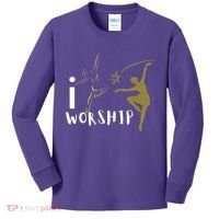 I worship dance ministry Kids Long Sleeve Shirt thumb 0