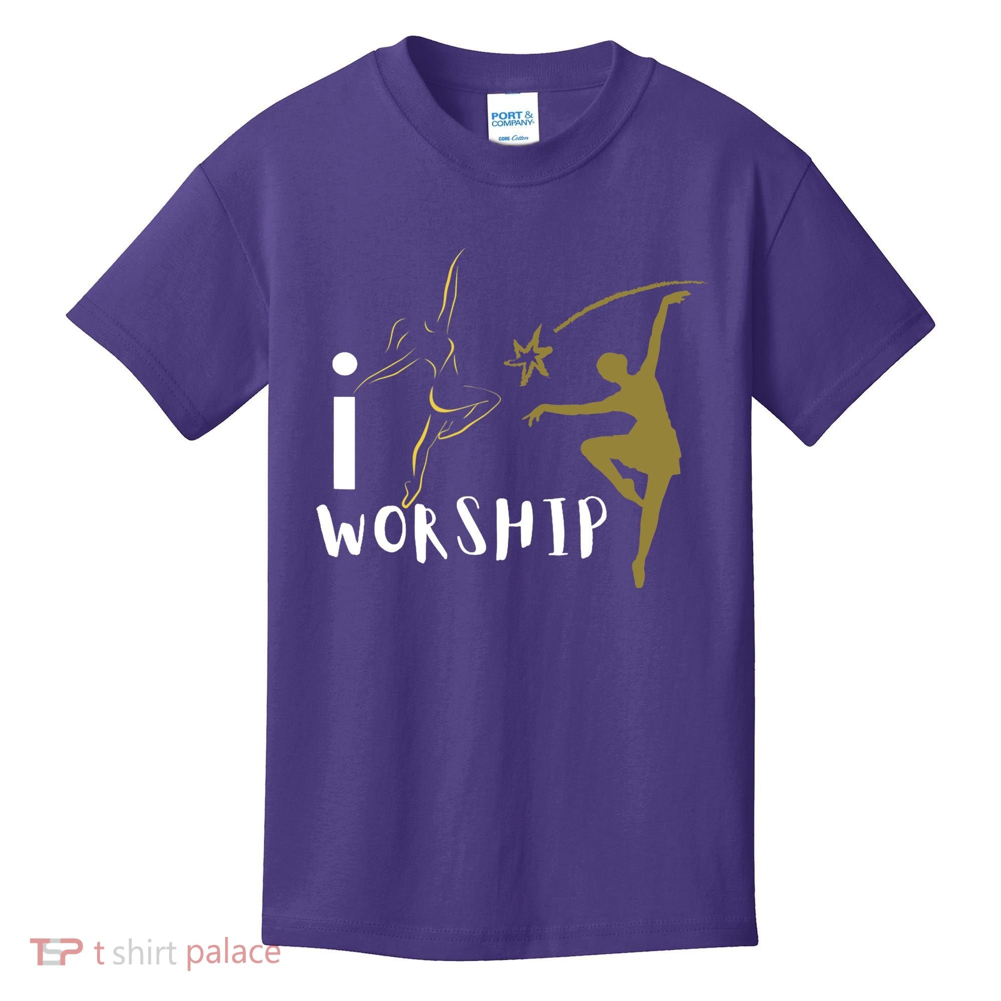 I worship dance ministry Kids T-Shirt