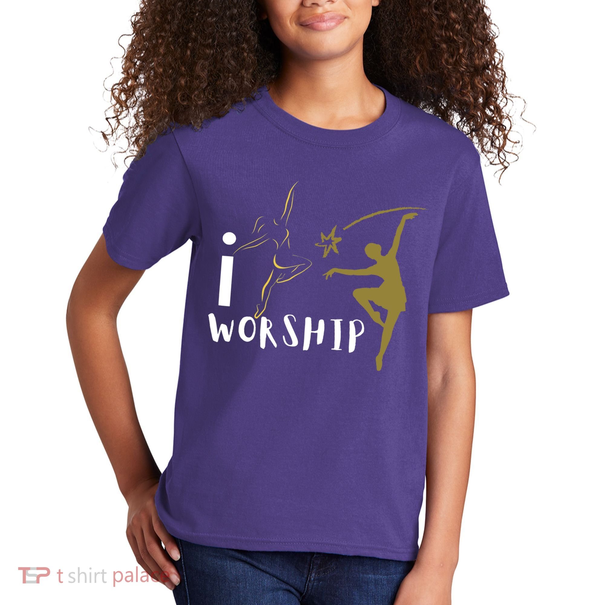 I worship dance ministry Kids T-Shirt