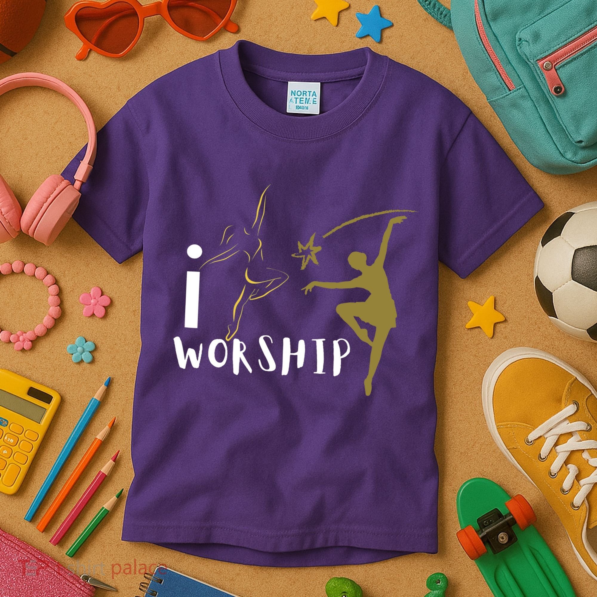I worship dance ministry Kids T-Shirt