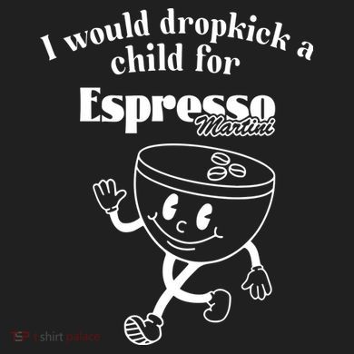 I Would Dropkick A Child For Espresso Martini Women's Dry Zone Grid Polo
