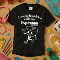 I Would Dropkick A Child For Espresso Martini Kids T-Shirt thumb 3