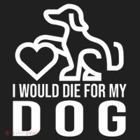 I Would Die For My Dog Golf Towel thumb 3