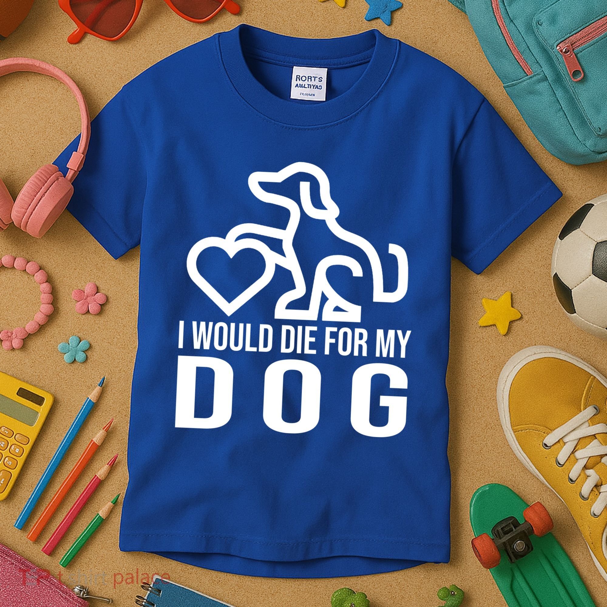 I Would Die For My Dog Kids T-Shirt