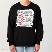 I Wouldn't Do Anything For A Klondike Bar Christmas Xmas Tree Women's Sweatshirt thumb 0