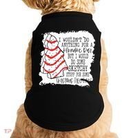 I Wouldn't Do Anything For A Klondike Bar Christmas Xmas Tree Doggie Tank thumb 0