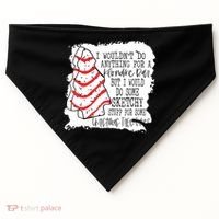 I Wouldn't Do Anything For A Klondike Bar Christmas Xmas Tree USA-Made Doggie Bandana thumb 0