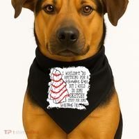 I Wouldn't Do Anything For A Klondike Bar Christmas Xmas Tree USA-Made Doggie Bandana thumb 1