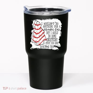 I Wouldn't Do Anything For A Klondike Bar Christmas Xmas Tree Tumbler