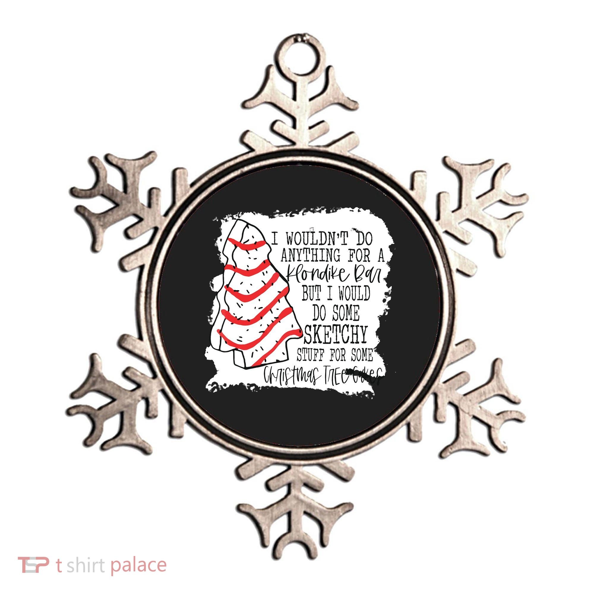 I Wouldn't Do Anything For A Klondike Bar Christmas Xmas Tree Ornament