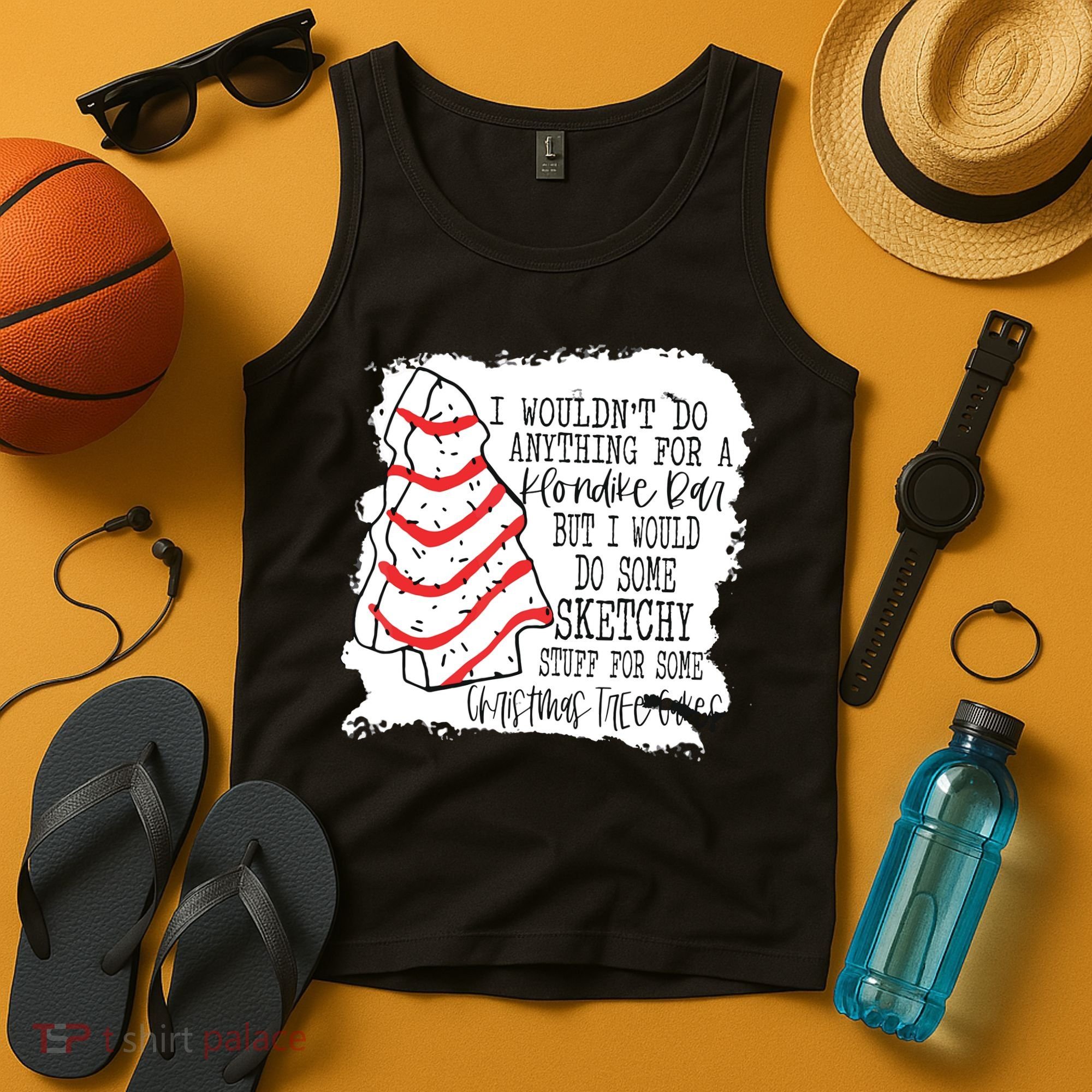 I Wouldn't Do Anything For A Klondike Bar Christmas Xmas Tree Tank Top