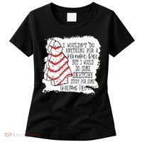 I Wouldn't Do Anything For A Klondike Bar Christmas Xmas Tree Women's T-Shirt thumb 0