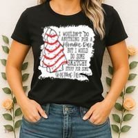 I Wouldn't Do Anything For A Klondike Bar Christmas Xmas Tree Women's T-Shirt thumb 2