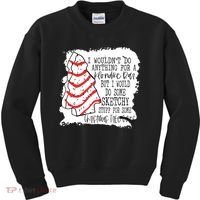 I Wouldn't Do Anything For A Klondike Bar Christmas Xmas Tree Kids Sweatshirt thumb 0