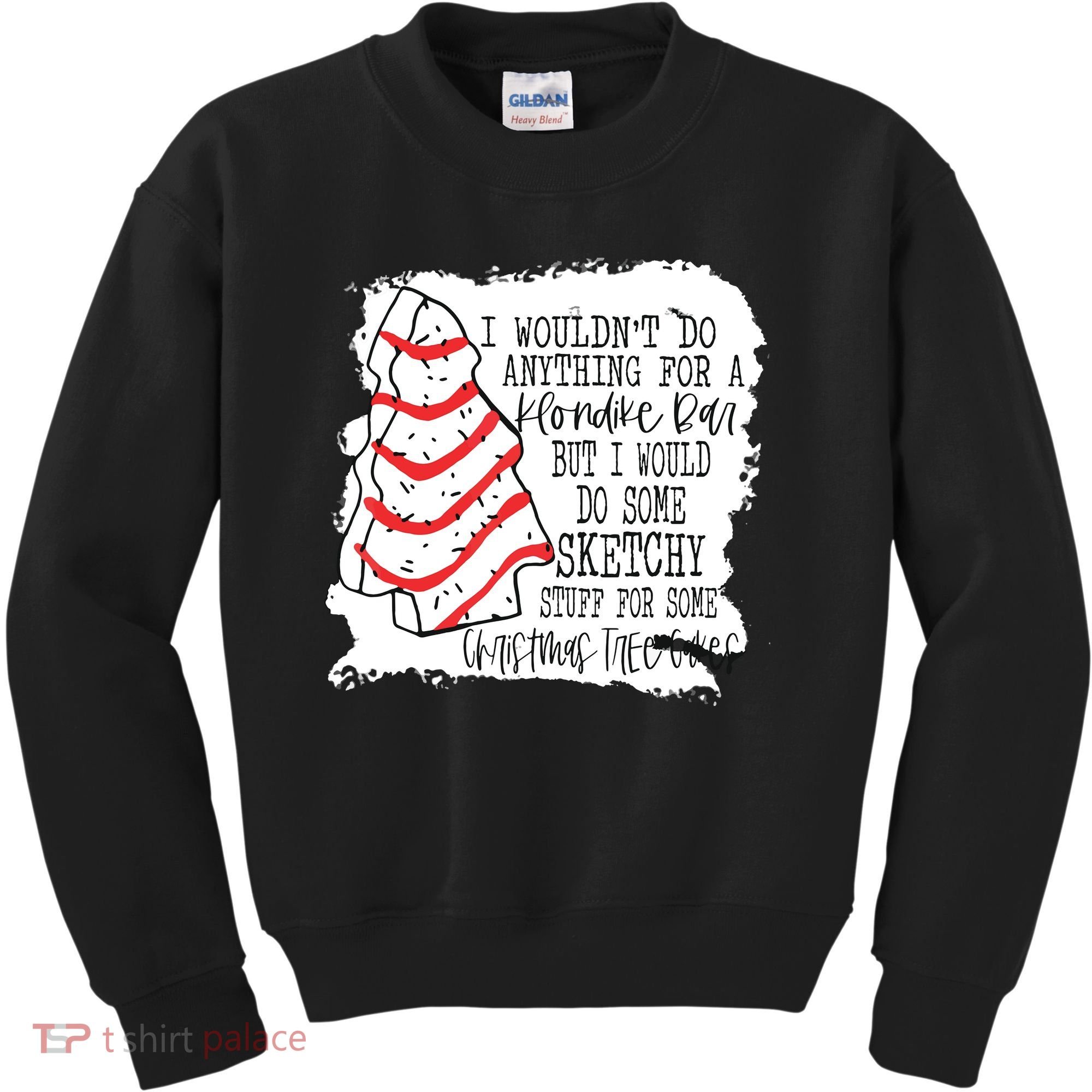I Wouldn't Do Anything For A Klondike Bar Christmas Xmas Tree Kids Sweatshirt