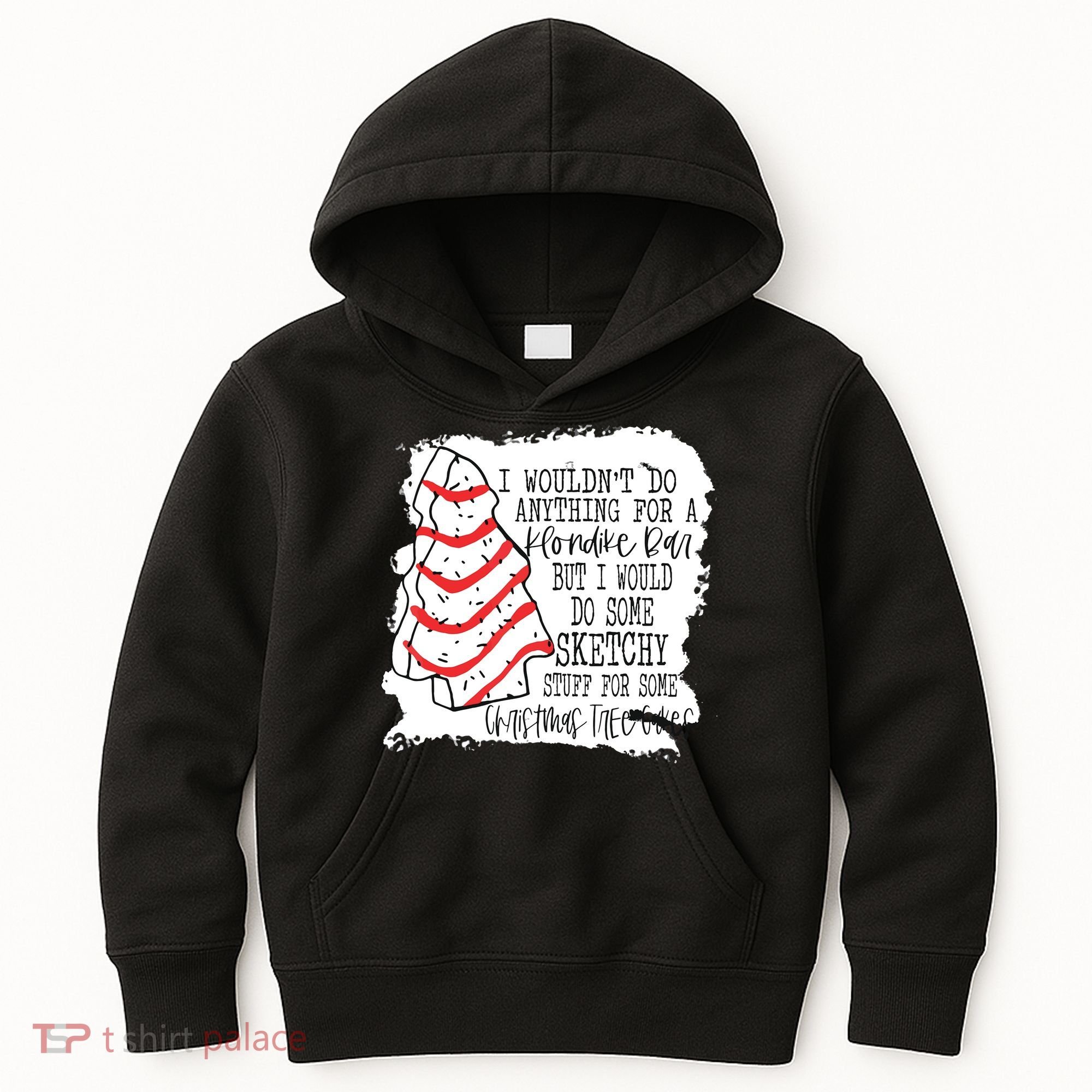 I Wouldn't Do Anything For A Klondike Bar Christmas Xmas Tree Kids Hoodie