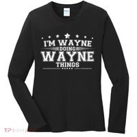 Im Wayne Doing Wayne Things Women's Long Sleeve Shirt thumb 0