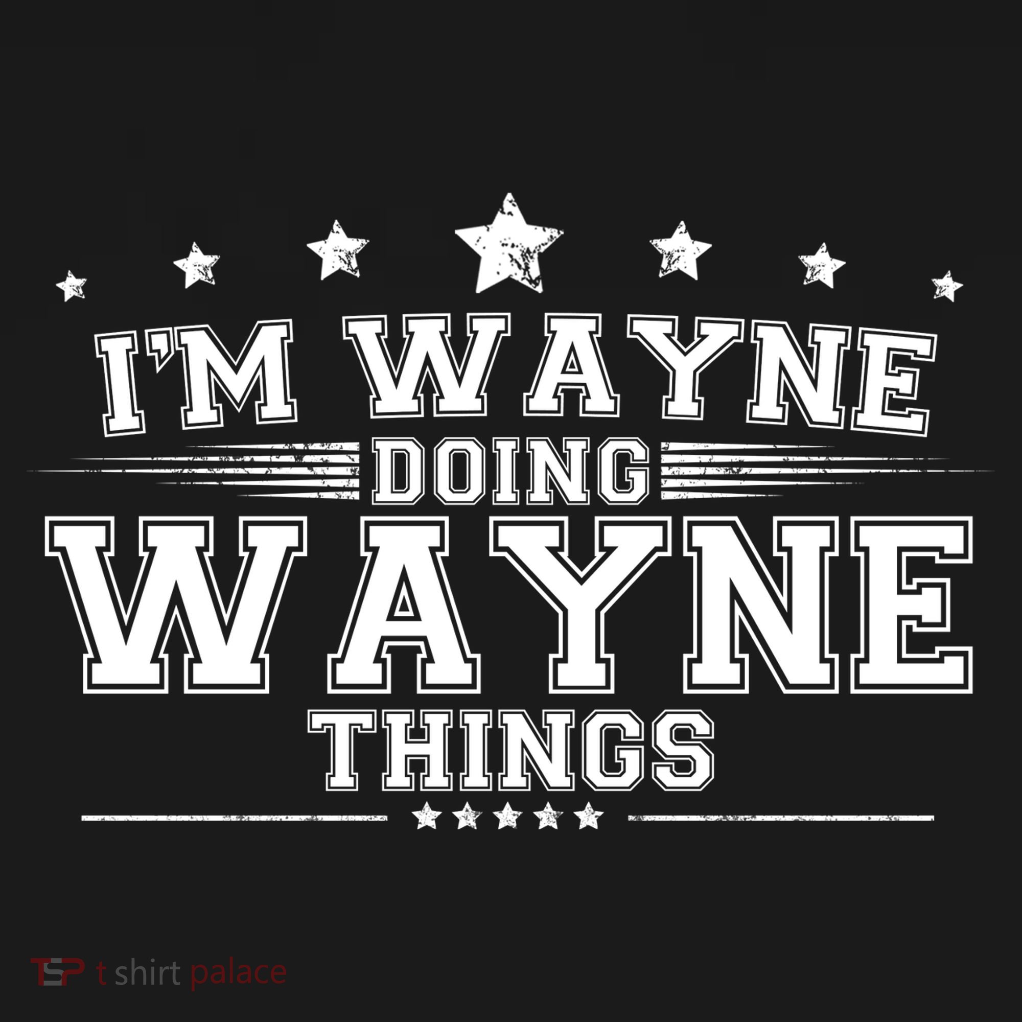 Im Wayne Doing Wayne Things Kids Long Sleeve Shirt