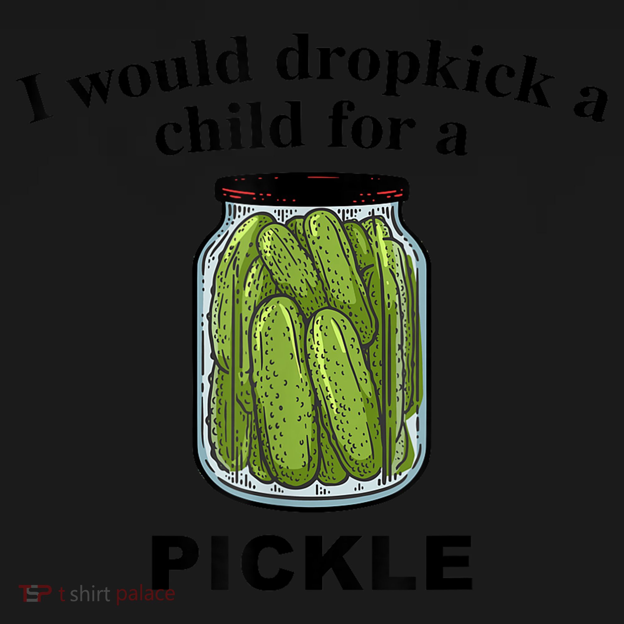 I Would Dropkick A Child For A Pickle Gift Coaster