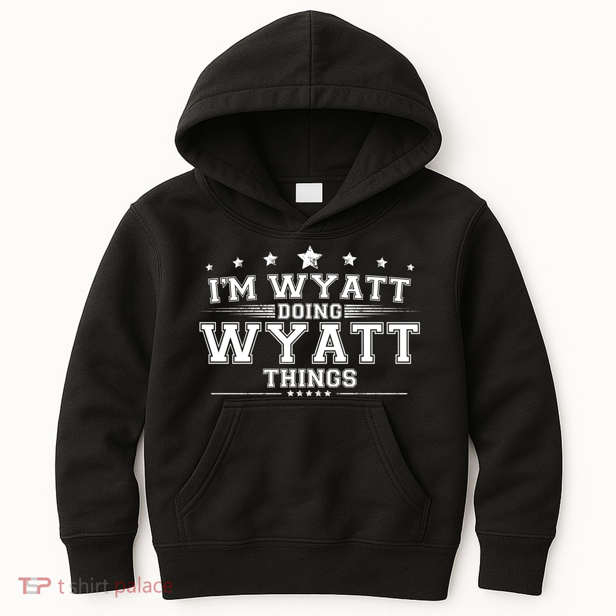 Im Wyatt Doing Wyatt Things Kids Hoodie
